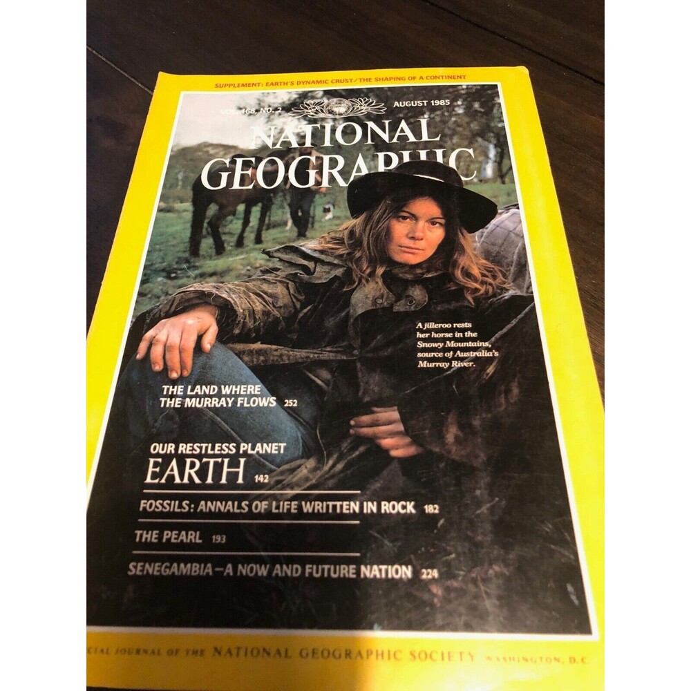 National Geographic Magazine: August 1985 / Our‎ Restless Planet